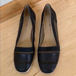 Karen Scott Caroline black wedges